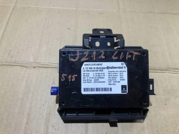 Módulo Controlo Cruzeiro OEM A1729021005 Mercedes W212 image 2