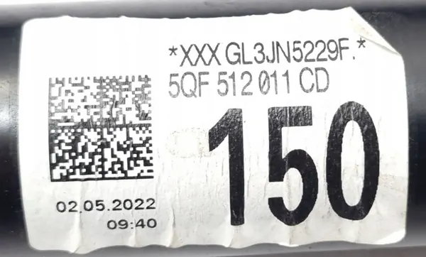 Audi Q3 83A Achter Demper OEM 5QF512011CD image 9