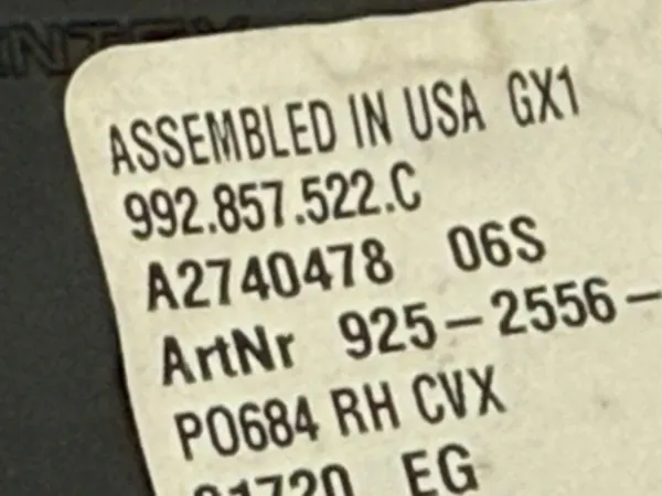 Porsche 992 Spiegel-Einsatz Links OEM 992857522C image 3