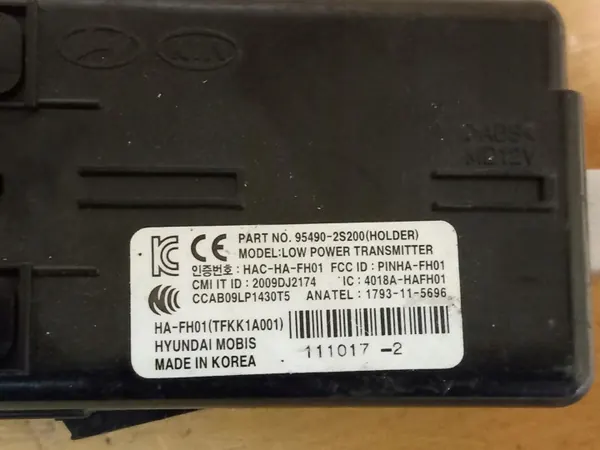Sytytyskytkin OEM 954902S200 Hyundai IX35 09-15 image 4