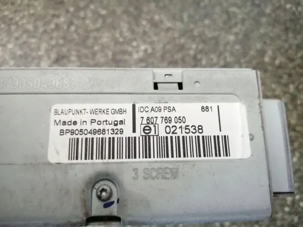 Begagnad CD-växlare OEM 7607769050 för Citroën C3 Pluriel image 3