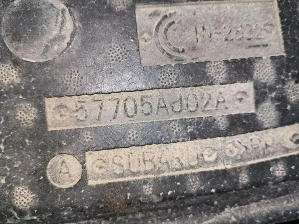 Absorvedor de pára-choques traseiro Subaru OEM 57705AJ02A image 3