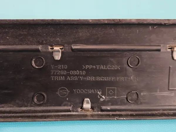 Plastskydd för tröskel Ssangyong Rexton I OEM 77290-08010 image 6