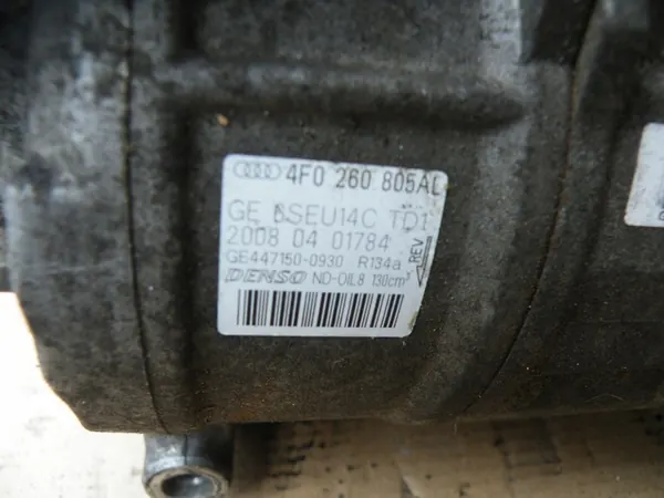 Compressore Aria Condizionata Audi A6 C6 2.0 TDI - Danneggiato image 6