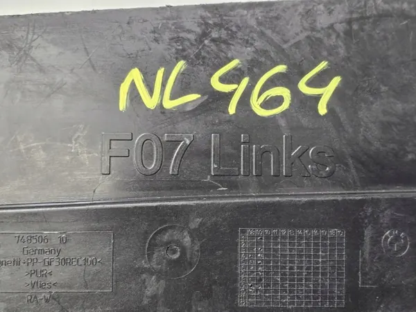 BMW OEM 7149459 7211460 Schottwandabdeckung für F01-F07 image 5