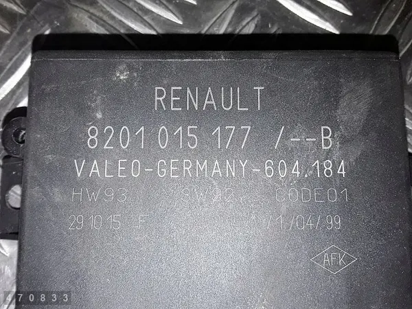2015 Renault Master ECU 8201015177 image 4