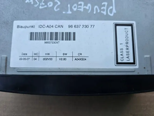 Changer CD Blaupunkt OEM 5CD pour Citroen C4, Peugeot image 3