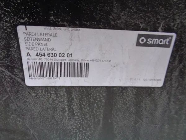 Para-lamas traseiro direito Smart OE para ForFour W454 image 6
