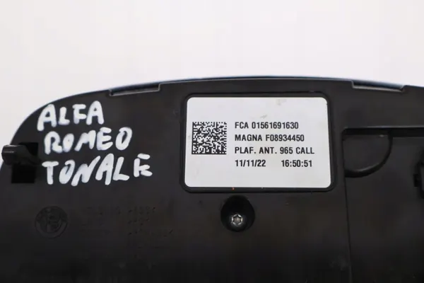 Luz de Teto Alfa Romeo Tonale OEM 01561691630 image 7