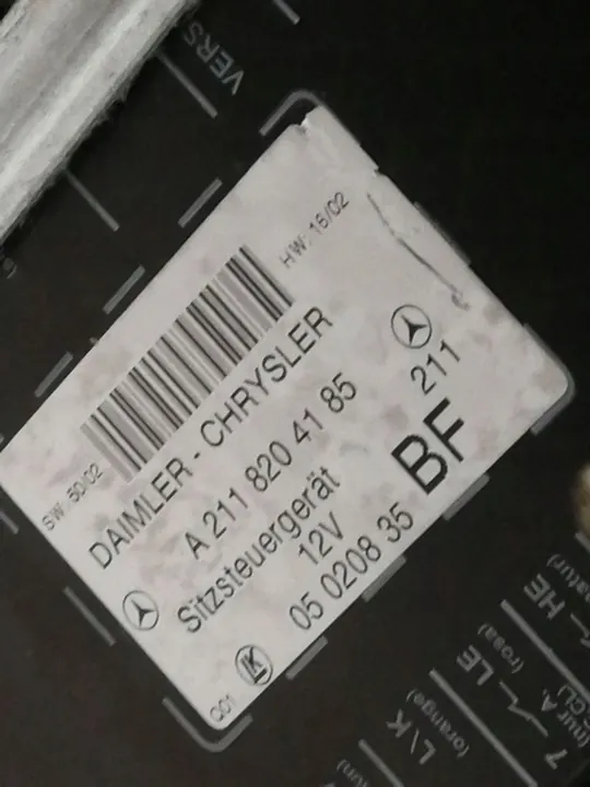 Passagiersstoel Mercedes-Benz E W211 2004 A2118204185 image 3