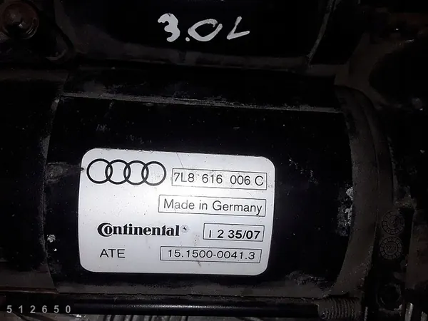 2008 Audi Q7 Pompa compressore sospensione 7l8616006c image 8