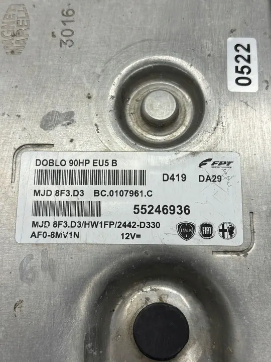 FIAT DOBLO ECU MODUL 55246936 image 4