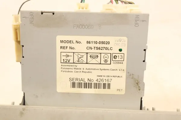 OEM 86110-05020 radioschermrooster voor Toyota Avensis image 7