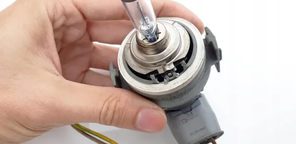 Suporte de lâmpada farol BMW E46 H7 cinza OEM KD4331 image 4