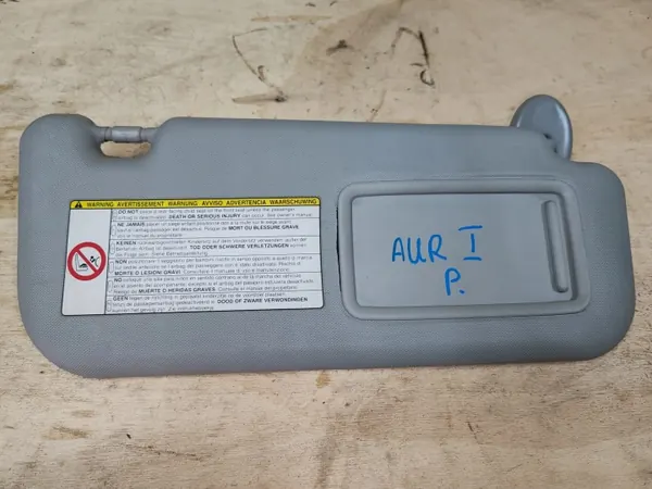 Visor solar direito Europa OEM Toyota Auris I 07-12 image 2