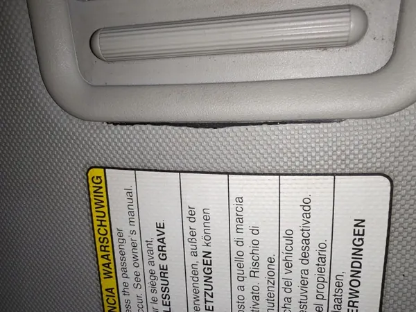 Visor solar direito Europa OEM Toyota Auris I 07-12 image 3