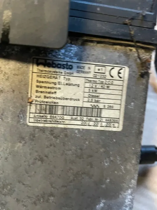 Chauffage stationnaire WEBASTO BMW E39 3.0D Diesel image 4