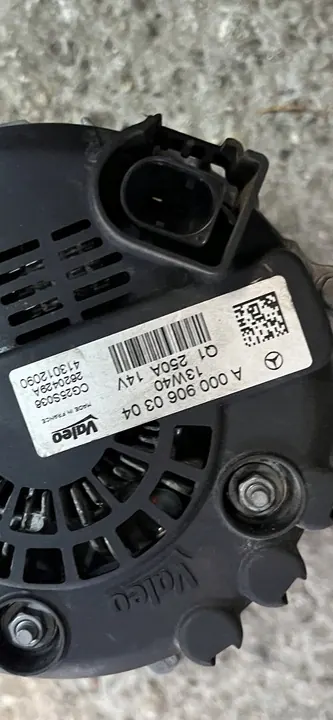 ALTERNATOR MERCEDES S-LUOKKA W217 C217 W222 A0009060304 image 3