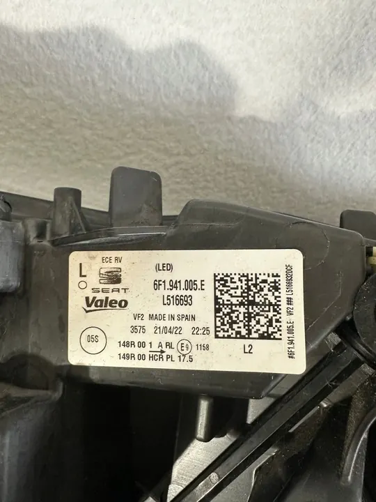 Farol dianteiro esquerdo SEAT IBIZA V LIFT ARONA 2021- OEM image 10