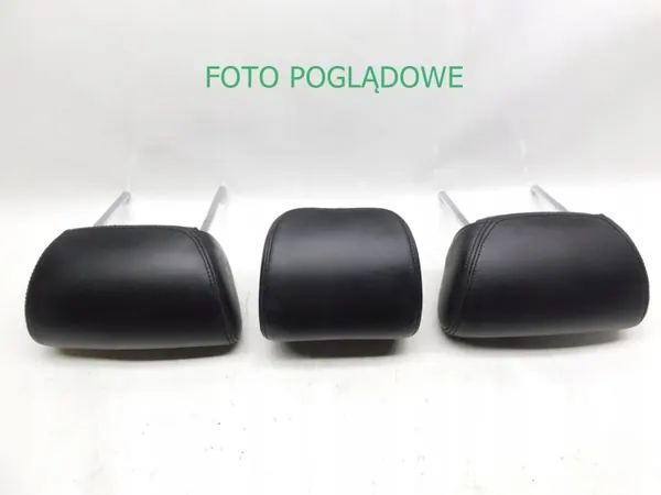 Set Apoio de Cabeça OEM Esquerdo Direito Traseiro Couro Preto Lexus image 5