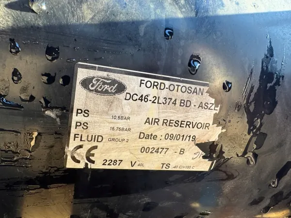Ford OE luchtreservoir 40L - Zbiornik Butla Powietrza 40L image 4