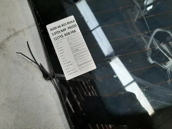 Achterruit AUDI A6 C7 LIFT SZYBA TYLNA OEM image 4