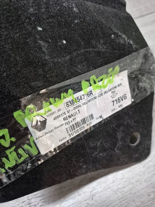 Renault Megane IV Etu Oikea Lokasuoja 638454716R image 7