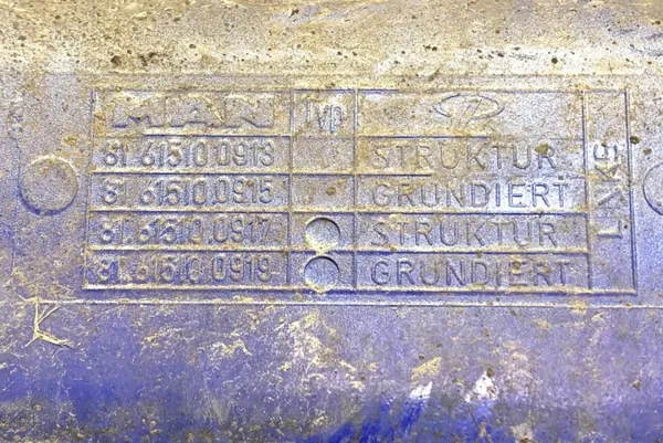 Plaque supérieure de marche MAN complète gauche OEM 81615100919 image 7