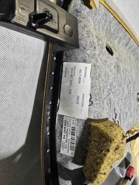 Tapicería Techo Audi A8 D4 OEM 4H4867505L - Usado image 8