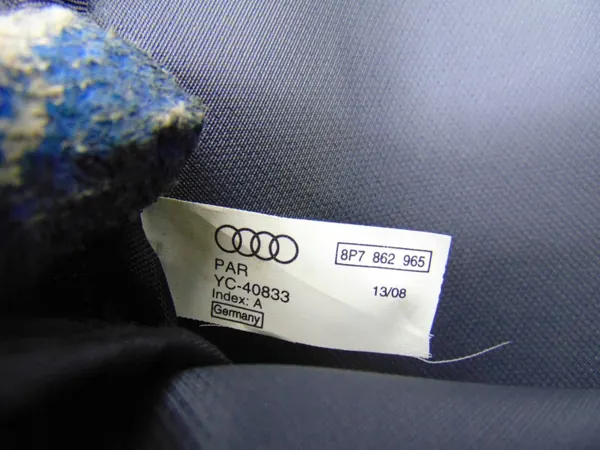 Audi A3 8P Cabrio Tuulilasi OEM 8P7862965/8P7862953 image 7
