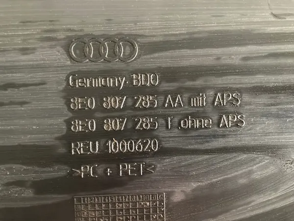 Montage de Grille Avant Audi A4 B7 8E0807285AA 8E0807285T image 5