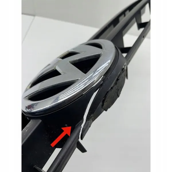 VW Transporter T5 Lift Front Bumper Grill 7E0853653 image 7