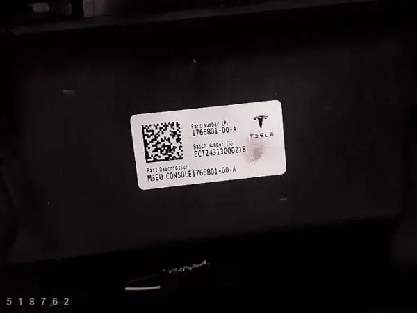 Accoudoir console centrale Tesla Model Y OEM 176680100a image 8