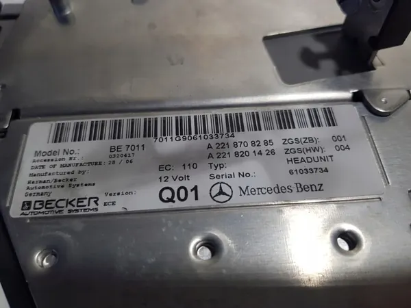 Trocador CD usado OEM A2218708285 para Mercedes CL W216 image 5