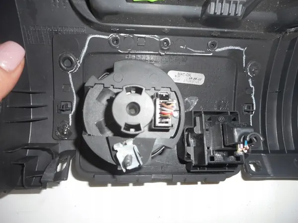 Lichtschalterabdeckung Vw Golf VI 1K0941431BK image 5