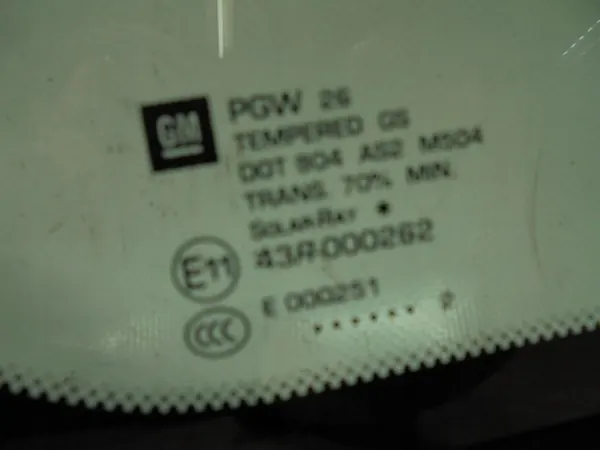 OEM 12841830 Rechte Front-Seitenscheibe für Opel Zafira C image 3