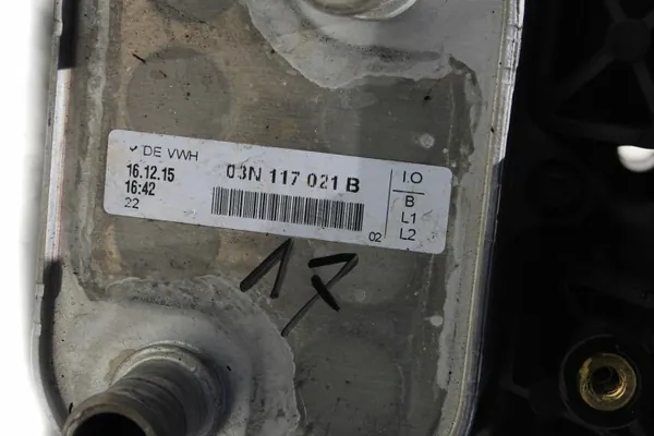 Audi Ölkühler OEM 03N117021B - Gebrauchtes OE-Teil image 3