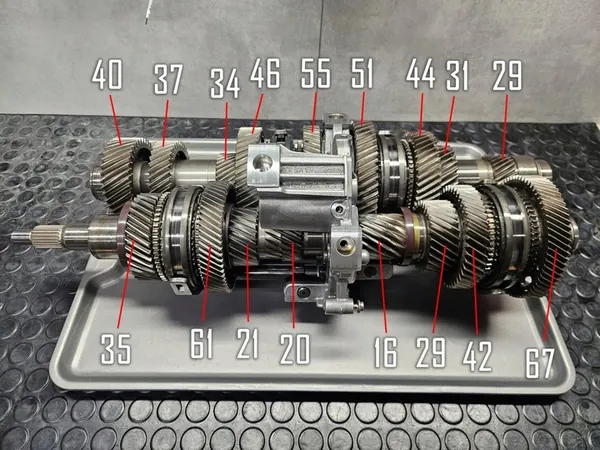 Bloc de pignons, Noyau de pin 0CK 0CJ 0CL DL382 0CK301169D image 2