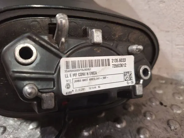Vasen Ulkoinen Peili 7 Pin Fiat 500X 13- OEM S25081441 image 2