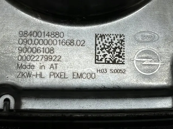 LED-ohjainmoduuli Etu Opel Astra L OEM 9840014880 image 4