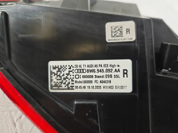 Luz trasera LED Matrix derecha Audi A5 II F5 8W6945092AA image 7