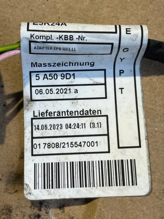 Cable de dirección BMW X1 X2 OEM 5A509D2/5A509D1 image 4
