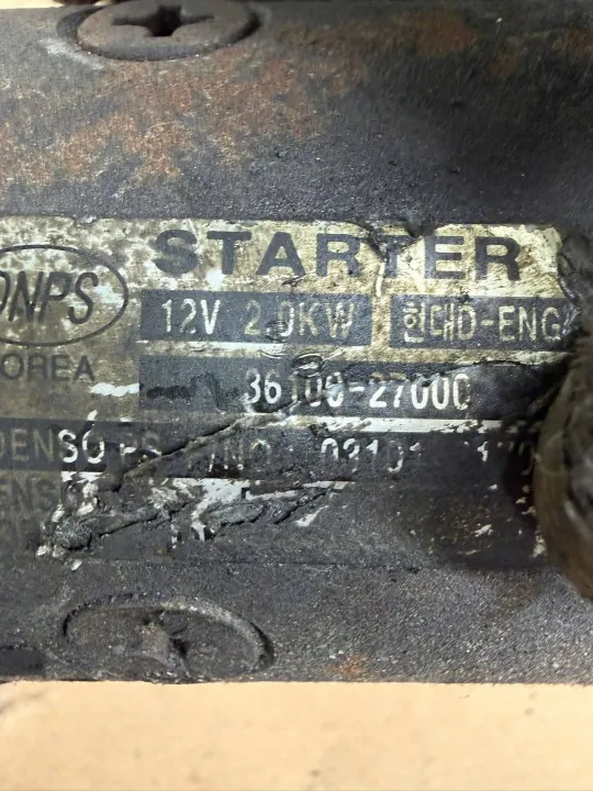 Begagnad startmotor för Hyundai Santa Fe 2.0 CRDi image 3
