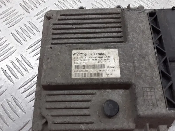 Unité de contrôle moteur Fiat Fiorino 51812866 image 3