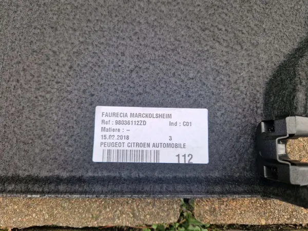 Étagre de coffre Citroen DS5 OEM 98036112ZD 98036113ZD image 8