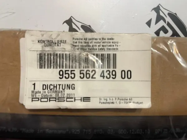 Porsche Cayenne panoramadak afdichting OEM 95556243900 image 2