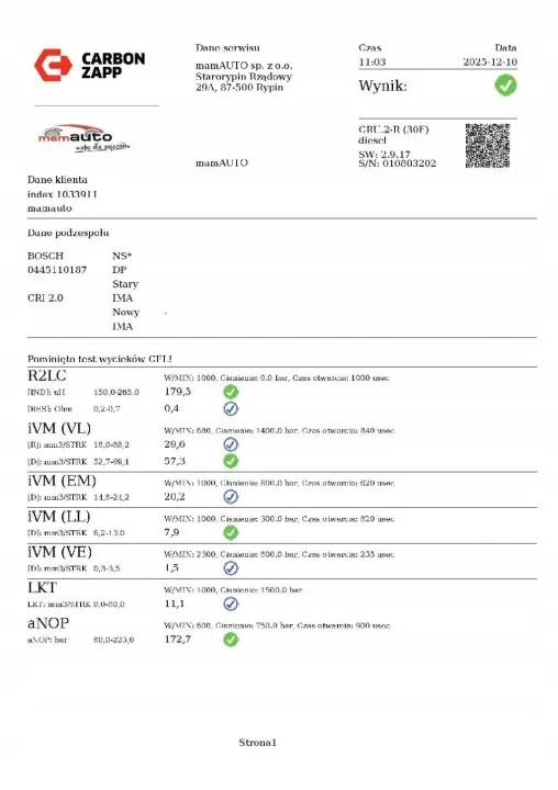 Inyector OEM 0445110187 para Fiat Idea 1.9 JTD image 3