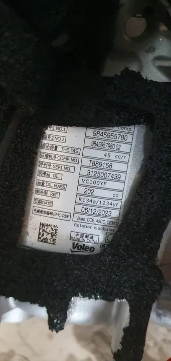 Compresseur de Climatisation Opel Corsa F Électrique image 8