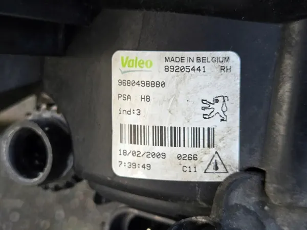 Conjunto de Faróis Halógenos PEUGEOT 308 T7 Esquerdo + Direito 07-2010 image 7