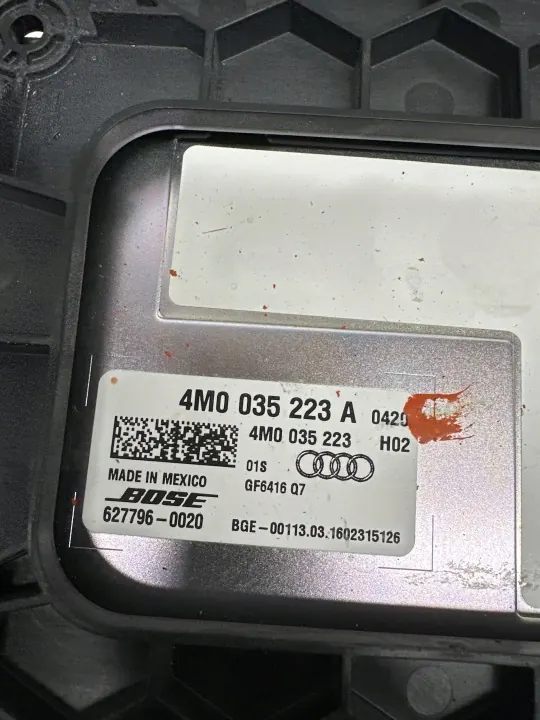 Amplificateur Audio Bose Audi Q7 II OEM 4M0035223A image 8